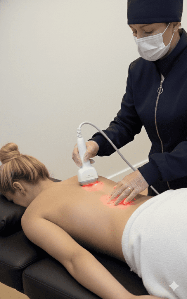 Sala de atendimento estética Instituto Anzai harmonização corporal