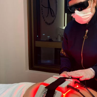 Sala de atendimento estética Instituto Anzai harmonização corporal